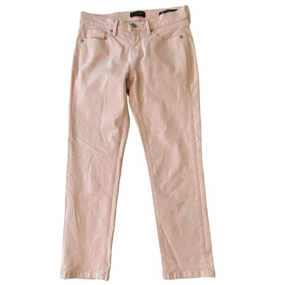 Banana Republic Denim - Banana Republic Girlfriend Jeans  Light Pink Premium Denim 25" Inseam